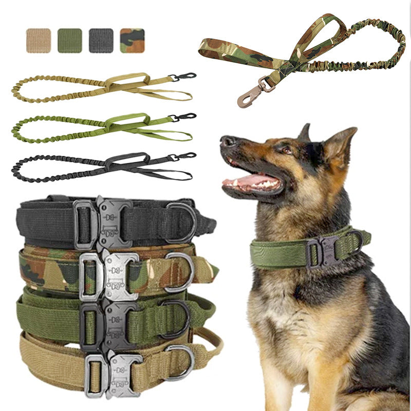 Tactical Nylon Adjustable Pet Collar And Leash Set: A Must-Have for Every Pet Owner